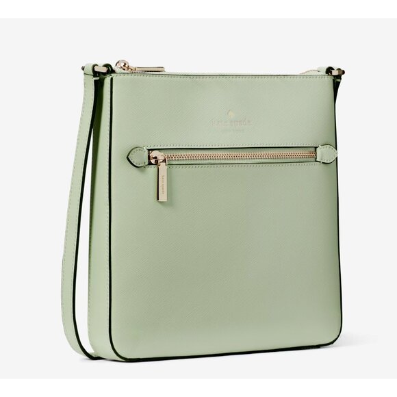New Kate Spade Sadie North South Crossbody Light Olive - Picture 3 of 5